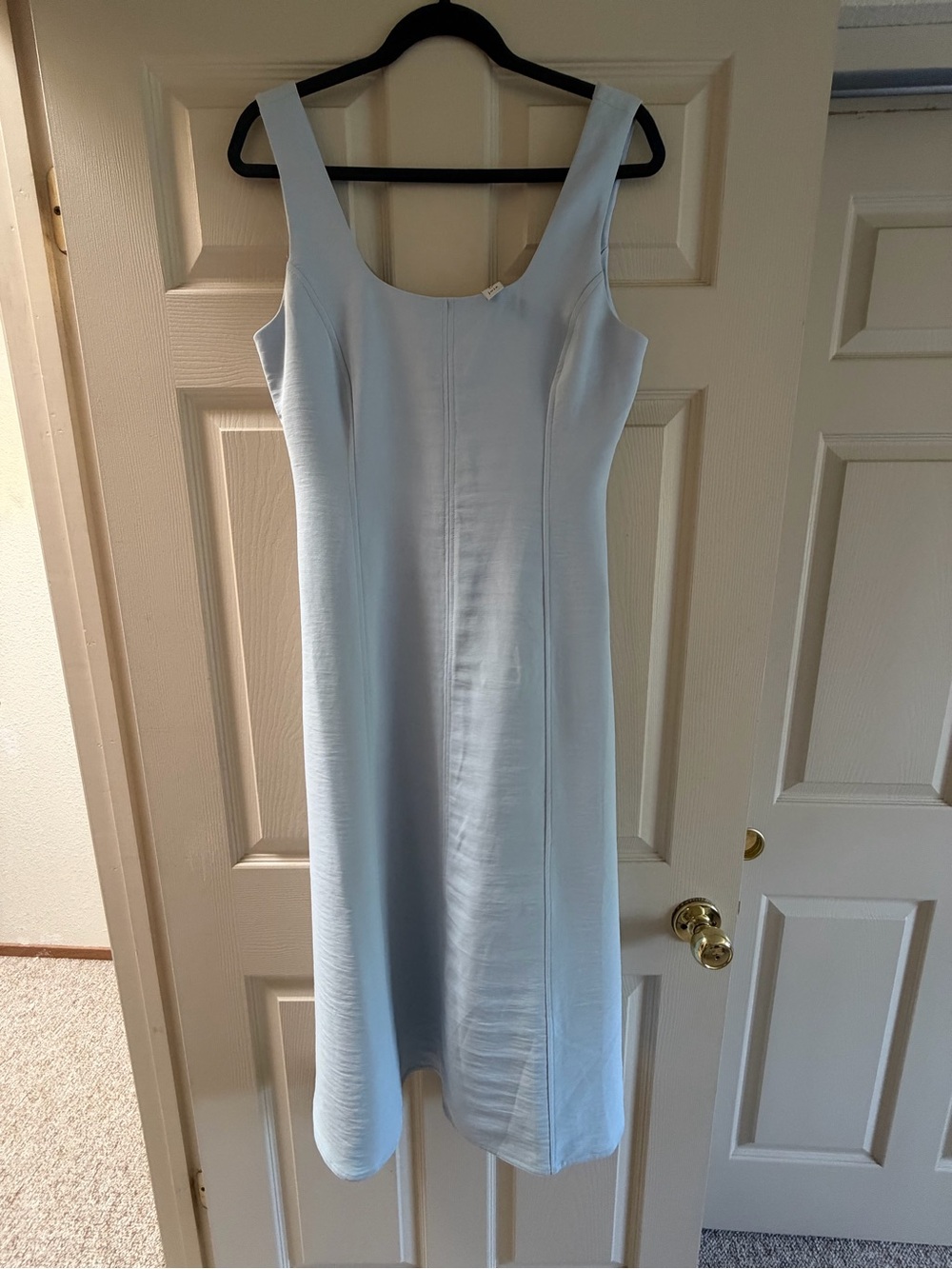 Joie Pale Blue Sleeveless Scoop Neck Midi Dress - Picture 2 of 4